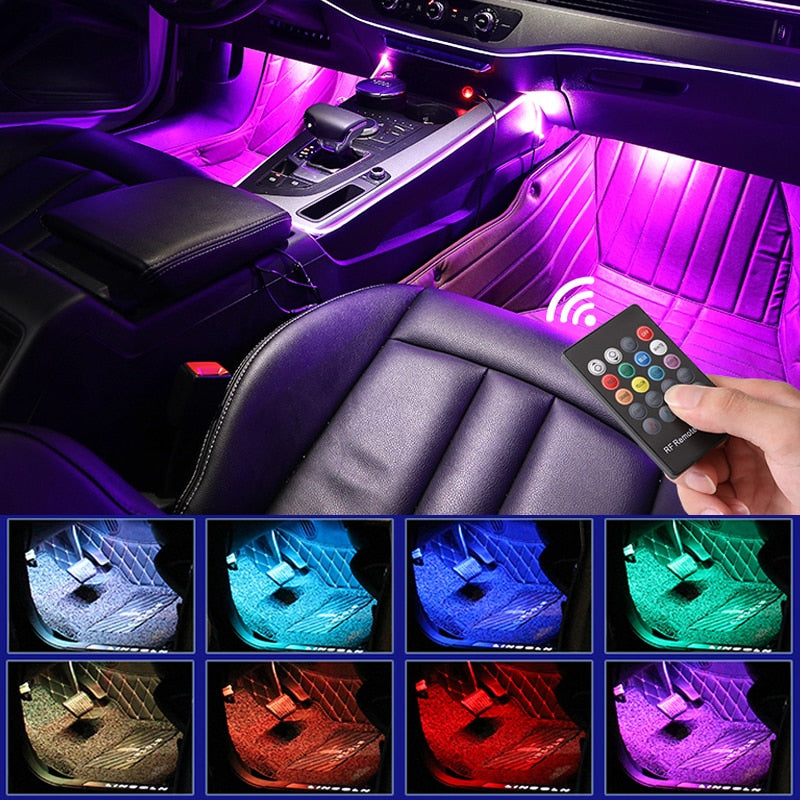Tegne maskinskriver Imidlertid Car Interior Atmosphere LED RGB Strip Light | The Urban Pride