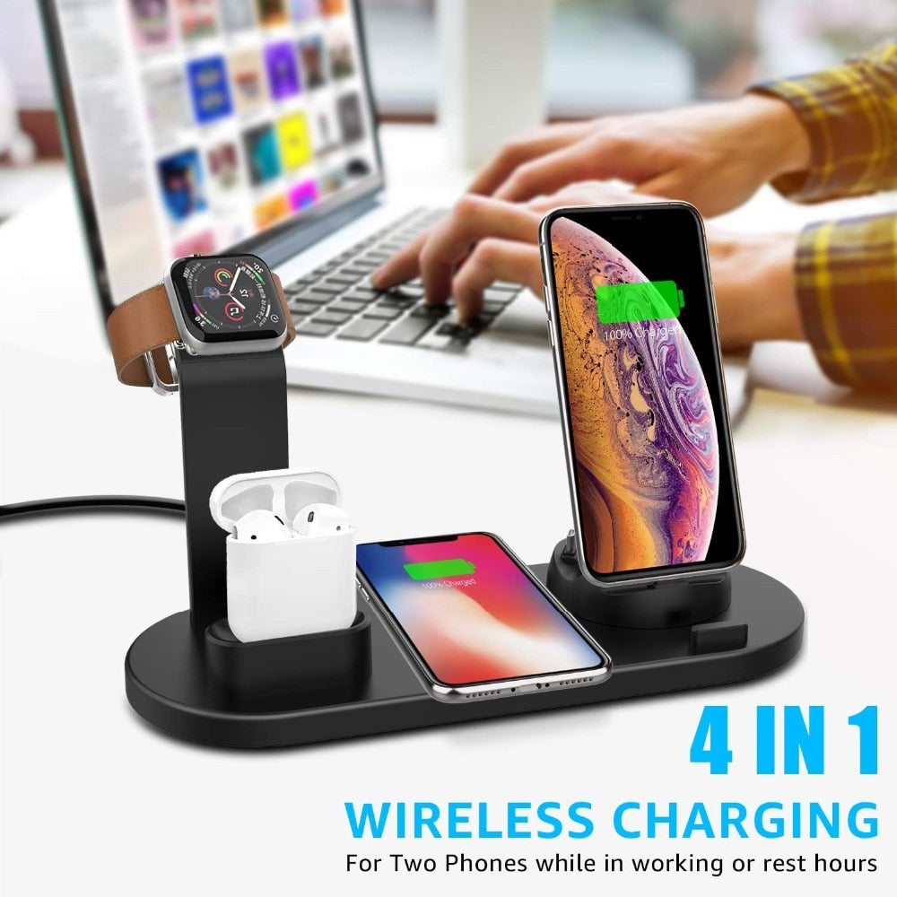 4 in 1 Wireless Charging Station - The Urban Pride