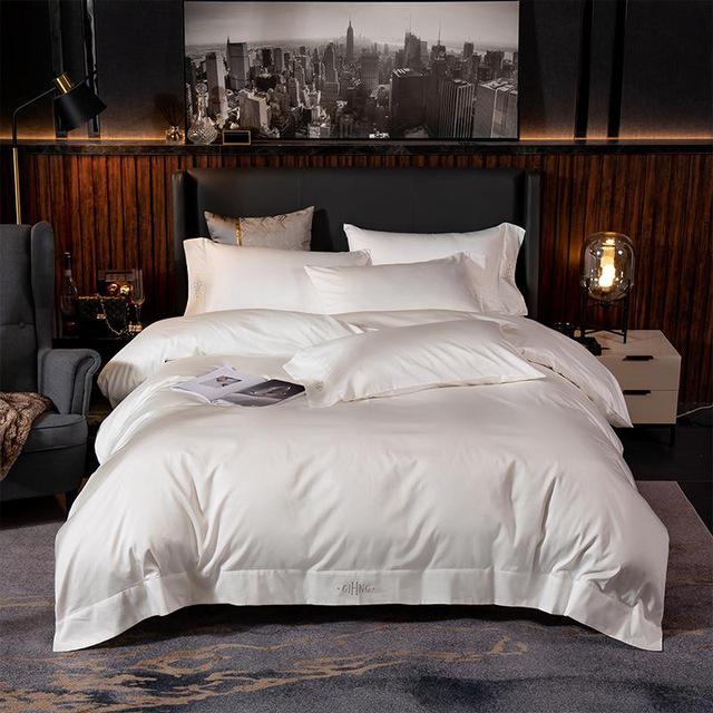 Ultra Soft Pure Egyptian Cotton Duvet Cover Set (4/6 Pieces) - The Urban Pride