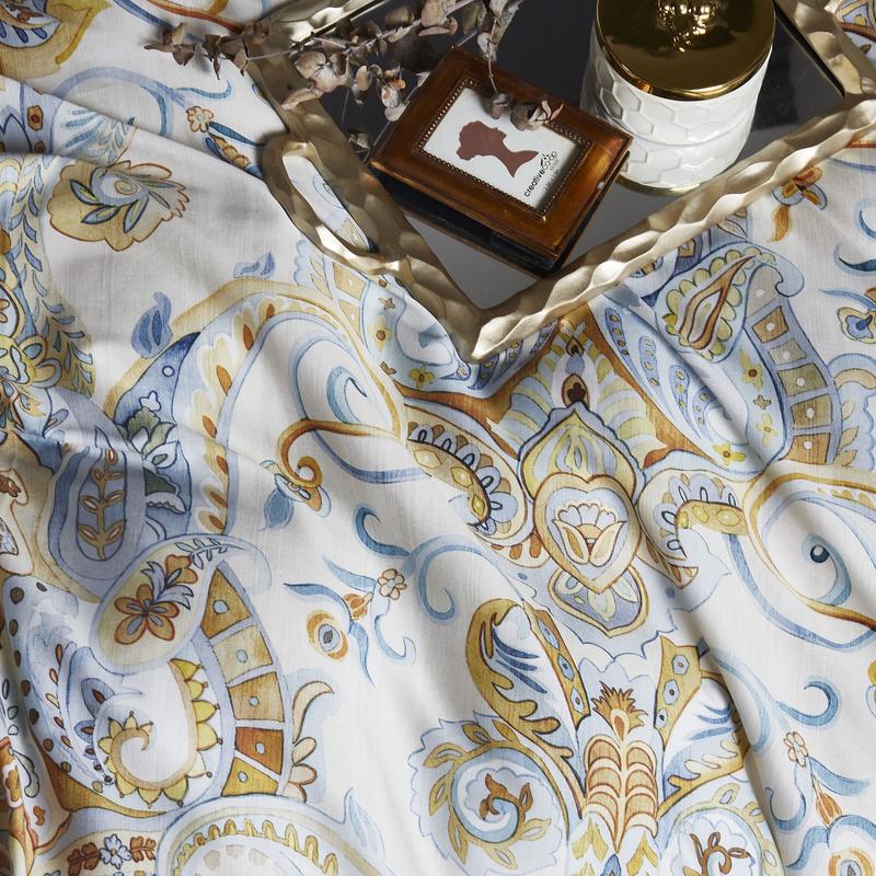Kensington Paisley Luxury Egyptian Cotton Duvet Cover Set (4/6 Pieces) - The Urban Pride